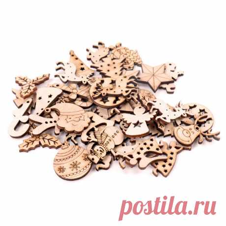 40 шт., деревянные украшения для дома, 30 мм на AliExpress Смотри, что есть на AliExpress! И еще более 200 миллионов товаров со всего мира с возможностью поиска по фото и большими скидками. Погрузись в увлекательный мир шопинга без границ!