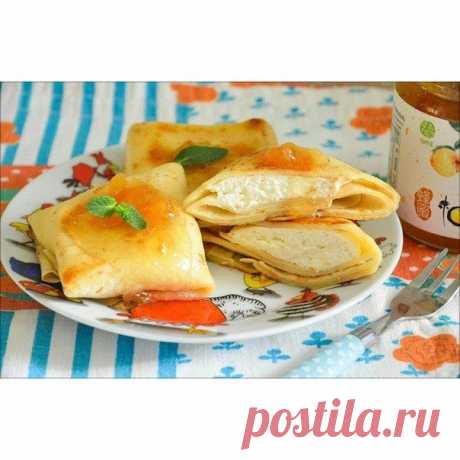 Блинчики с творогом (блинчикес мит кез)