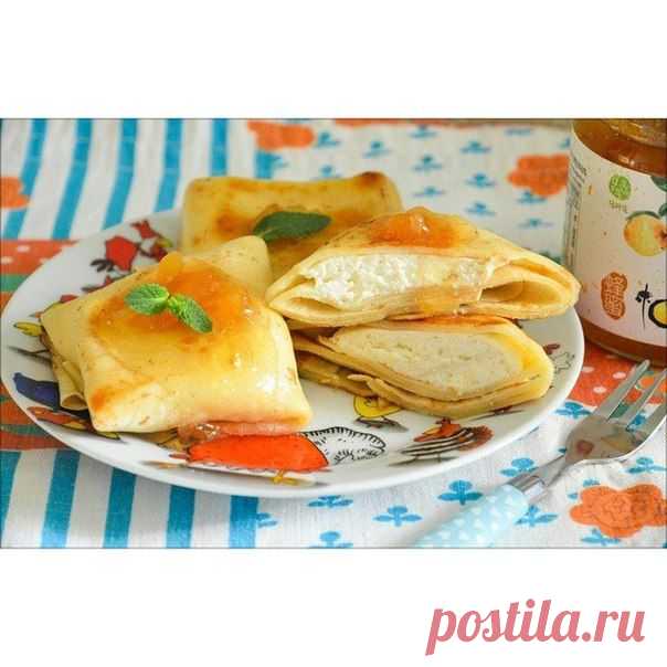 Блинчики с творогом (блинчикес мит кез)