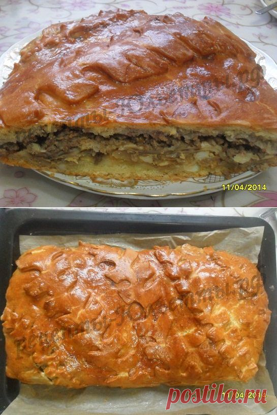 Кулебяка с капустой и мясом рецепт с фото | Рецепты Юльетты