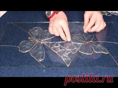 ♛ DIY ★ ART STAINED GLASS ★ GLASS MOSAIC + RESIN