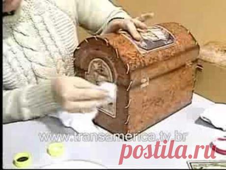 Tv Transamérica - Artesanato Bau em imitação de couro 2 - YouTube