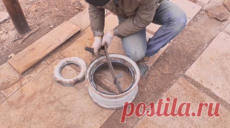 Полезная самоделка из автомобильного диска и рессоры | интересно знать | Яндекс Дзен