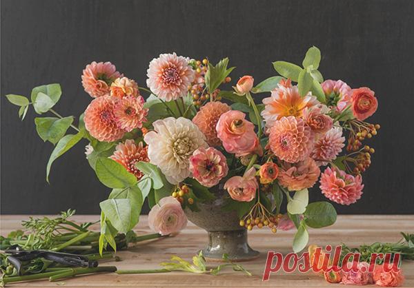 Букеты круглый год: 40 пошаговых уроков, пушистые пионы и ковбойские сапоги | Блог издательства «Манн, Иванов и Фербер»