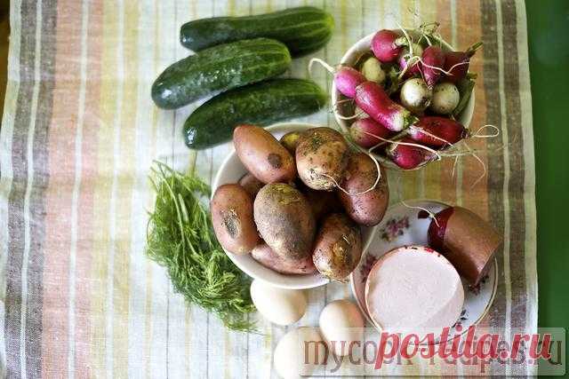 Окрошка на квасе