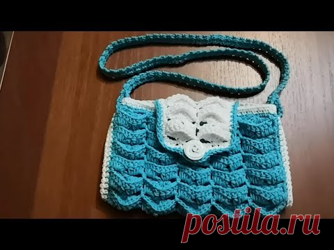Детская сумочка крючком.