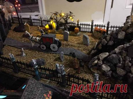 Диорамные интерьерные композиции на Хэллоуин - Planetalsad