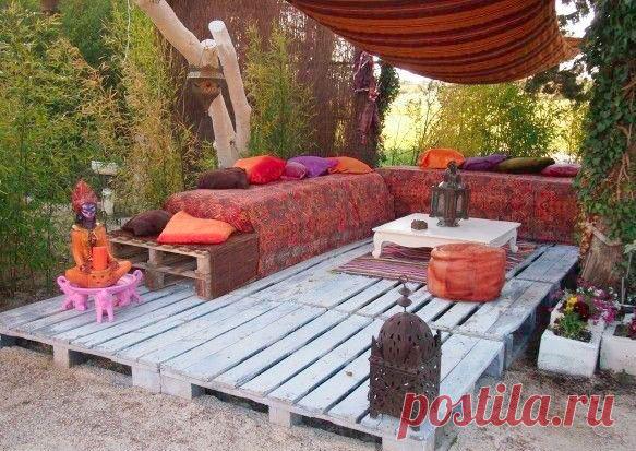 Как превратить деревянные палеты в оригинальную мебель – 30 идей