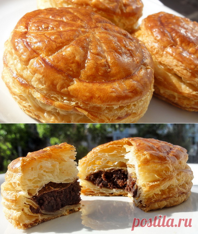 Питивье с шоколадом (Pithiviers) Комплимент от Шефа.