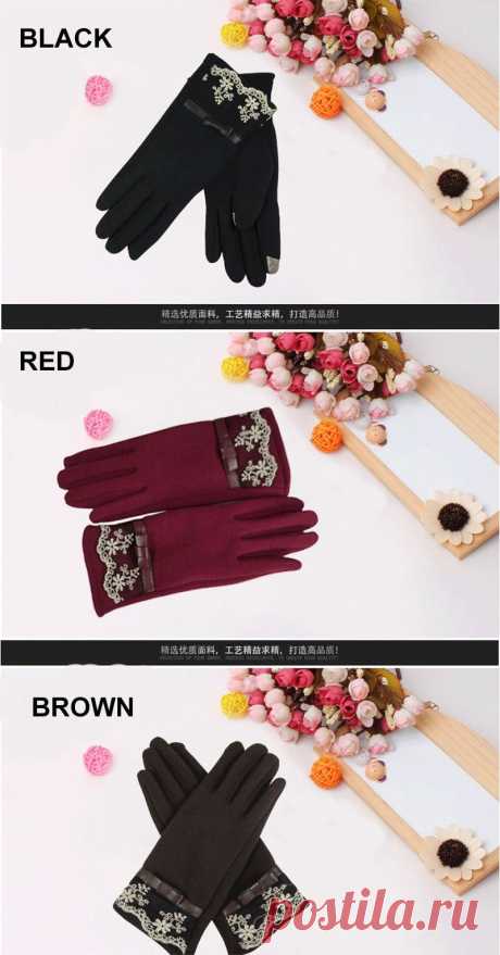 Aliexpress.com : Buy 2015 fashion gloves women autumn winter wool cashmere warm mittens cute lace wool gloves from Reliable gloves iphone suppliers on The perfect pair | Alibaba Group