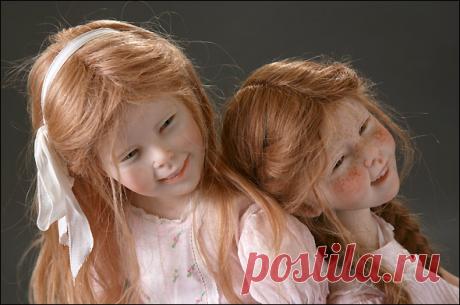 АВТОРСКАЯ ФАРФОРОВАЯ КУКЛА - ЛАИУРЕНСЕ РУЕТ