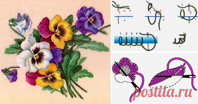 Очаровательная вышивка гладью: виды швов и основные моменты | Журнал Ярмарки Мастеров Очаровательная вышивка гладью: виды швов и основные моменты: – Журнал Ярмарки Мастеров о рукоделии, творчестве, дизайне. ✓Читай! ✓Узнавай! ✓Делись!