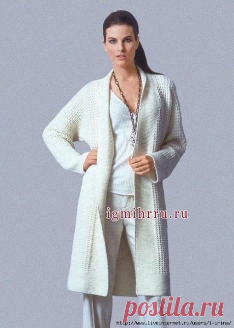 ДЛИННЫЙ ШЕРСТЯНОЙ КАРДИГАН