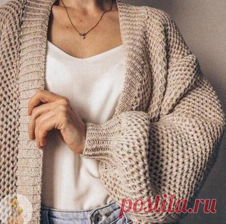 Летнее пальто или удлинённый кардиган