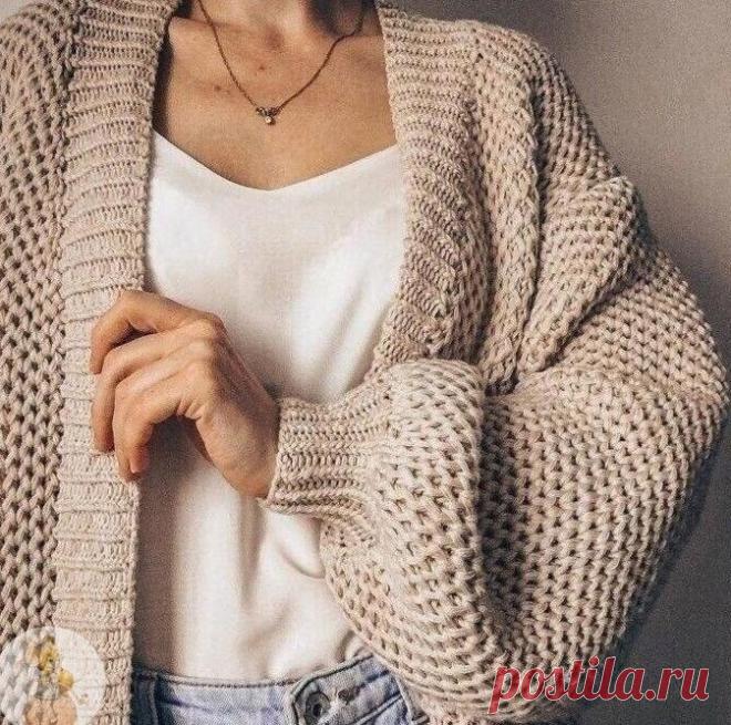 Летнее пальто или удлинённый кардиган