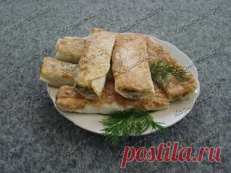 Лаваш с рыбной начинкой
