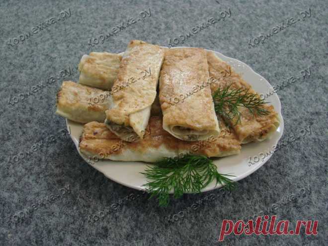 Лаваш с рыбной начинкой