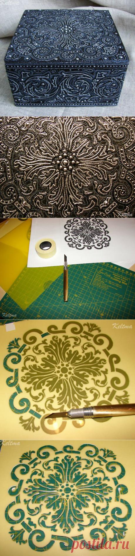 Рукодельница: Точечная роспись и трафареты.