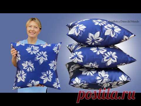 Сделайте свою гостиную другой / Oсвежите ее подушками за 10 минут