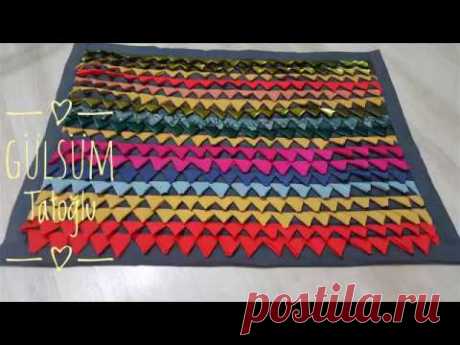 BAŞÖRTÜ VE ŞALLARINIZI ATMAYIN YATAK ÖRTÜSÜ,  BATTANİYE,  PASPAS YAPALIM !!! KUMAŞ DEĞERLENDİRME - YouTube