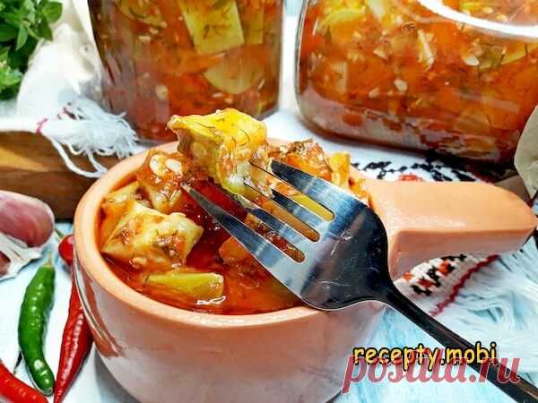 Юрча из кабачков на зиму