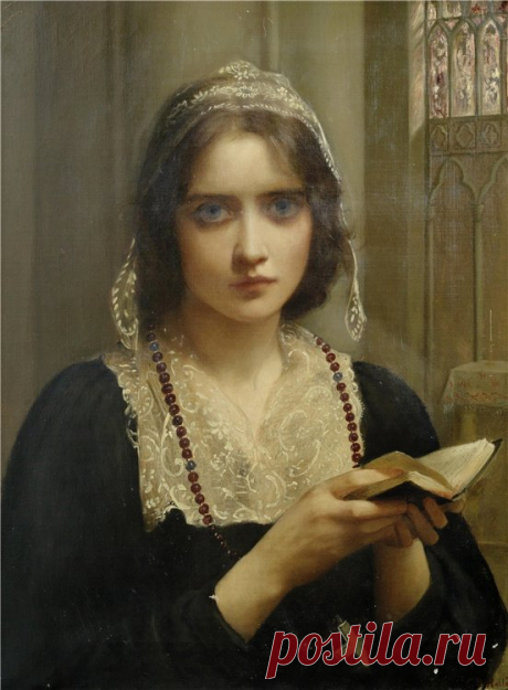 Charles Edward Hallé (1846-1914) At Vespers