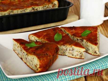 Заливной пирог с сайрой и рисом — рецепт с фото пошагово. Как приготовить рыбный пирог с сайрой и рисом на жидком тесте?