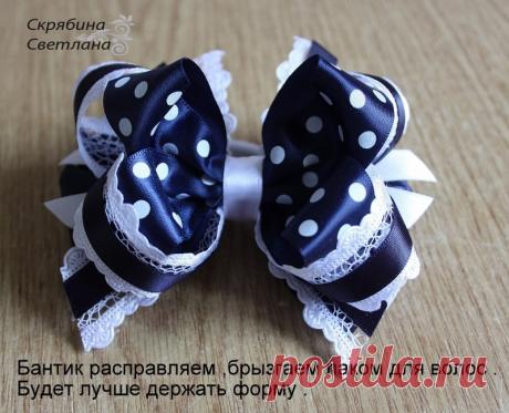 Мастер-класс бантика. | 37 фотографий