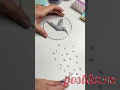 Колибри #cernit #polymerclay #полимернаяглина