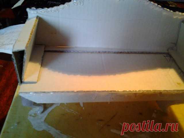 Как сделать диван для куклы