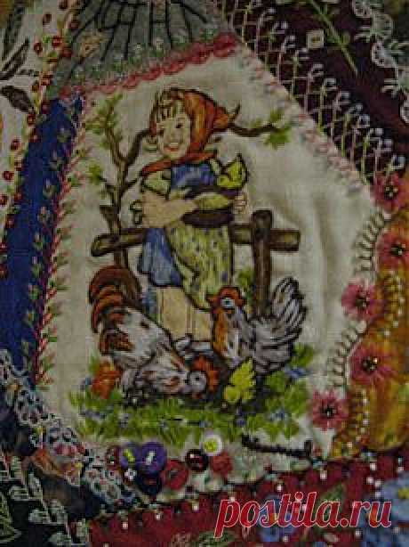 Quilting Blog - Cactus Needle Quilts, Fabric and More: Little Darlings Crazy Quilt