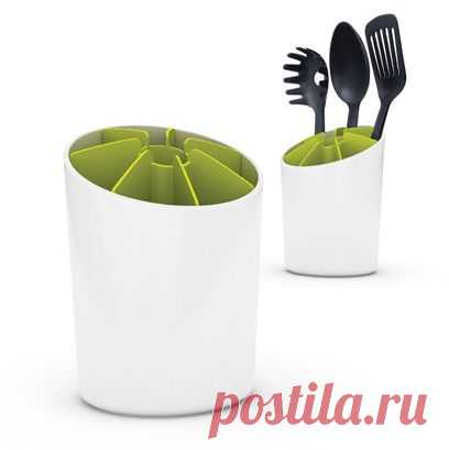 Подставка для посуды (Segment™) сегментированная бело-зеленая Joseph Joseph | sunny7 - women's portal