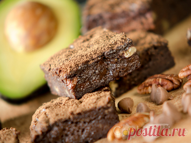 БРАУНИ с АВОКАДО - шоколадный десерт без масла | CookingTime.ru