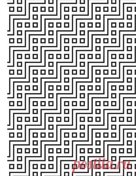 Узор из раскраски «Антихаос»