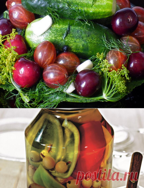 маринованные огурцы с крыжовником