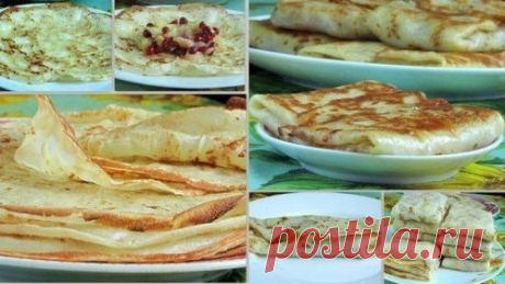 Супер тонкие блинчики.