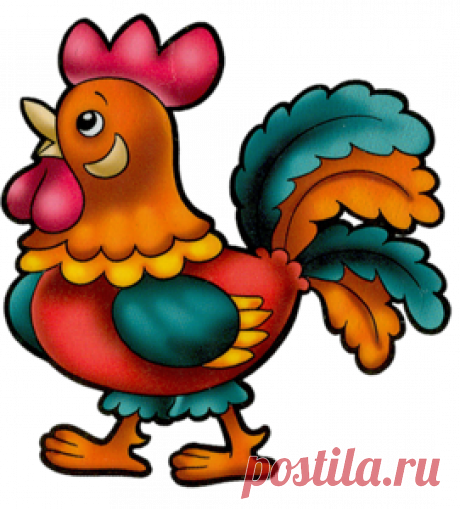 Клипарт "СКАЗОЧНЫЕ ПЕТУХИ" -символ 2017 года