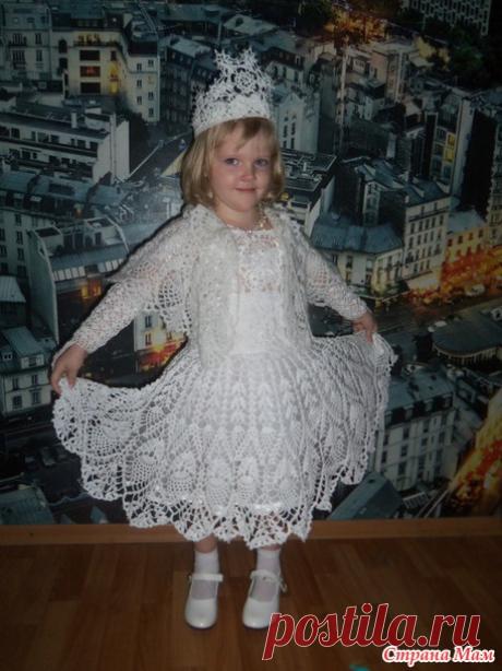 Новогоднее платье"снежинка"