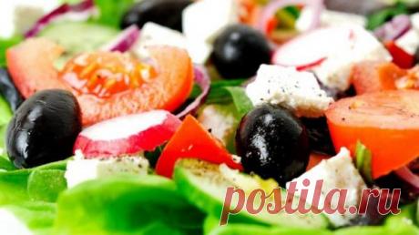 Как приготовить идеальный Греческий салат. Классический рецепт «Хориатики» | Кулинарные рецепты