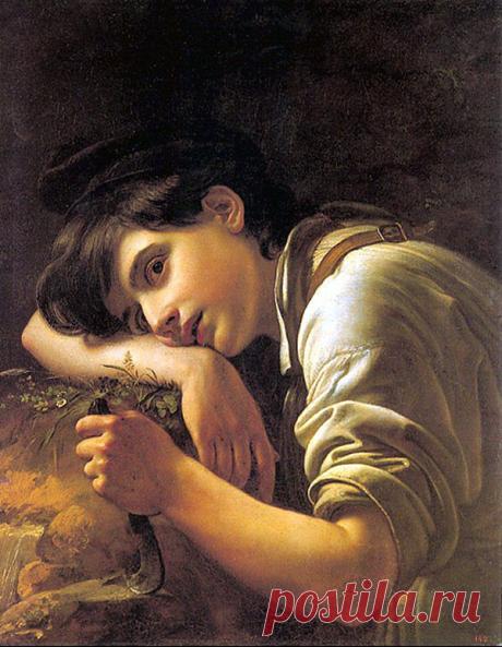 Кипренский - Маленький садовник.