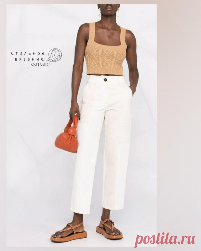 30 кроп-топов. Супер-идеи для стильного летнего вязания + ссылки на бесплатные мастер-классы. | Стильное вязание KNITMILO | Дзен