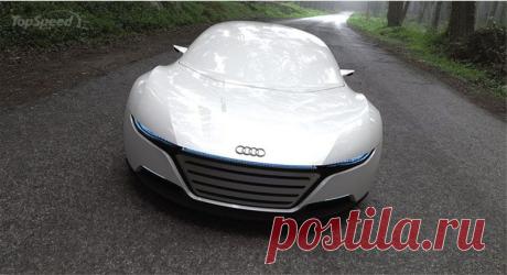 Audi A9 Concept Car Repairs Itself And Changes Color