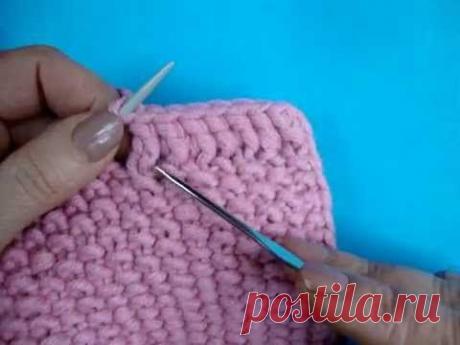 Как закрыть петли вязание на спицах Урок 50 - YouTube