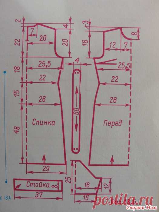 Классическая выкройка платья 52 размера