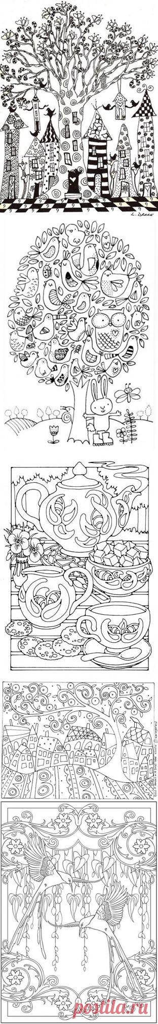 Раскраски антистресс