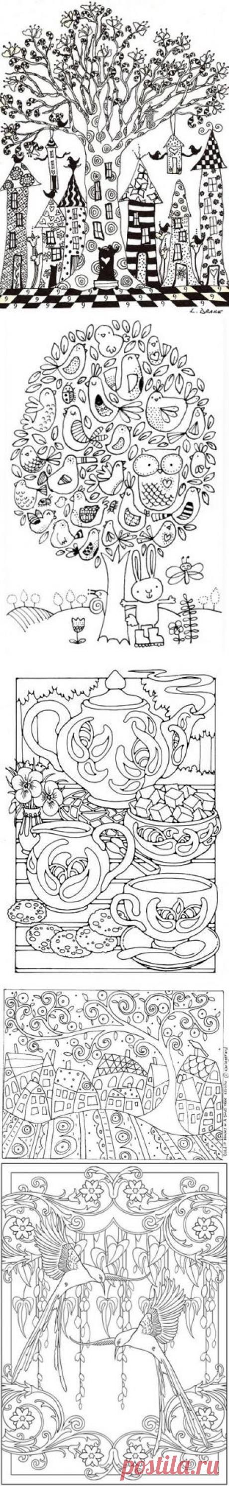 Раскраски антистресс