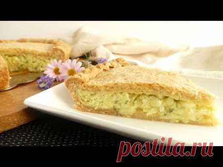 Вкуснейший луковый пирог с сыром! Закусочный пирог на праздничный стол!