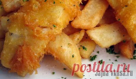 Рыбка и картофель по-американски