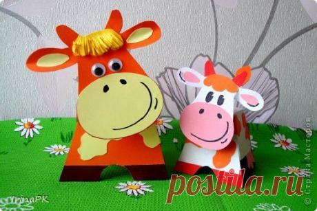 Аппликация - На лугу пасутся коровы » Поиск мастер классов, поделок своими руками и рукоделия на SearchMasterclass.Net