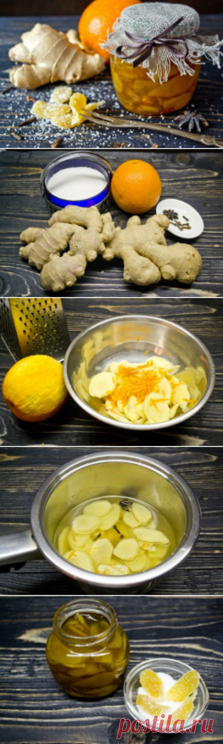 Цукаты из имбиря готовим сами